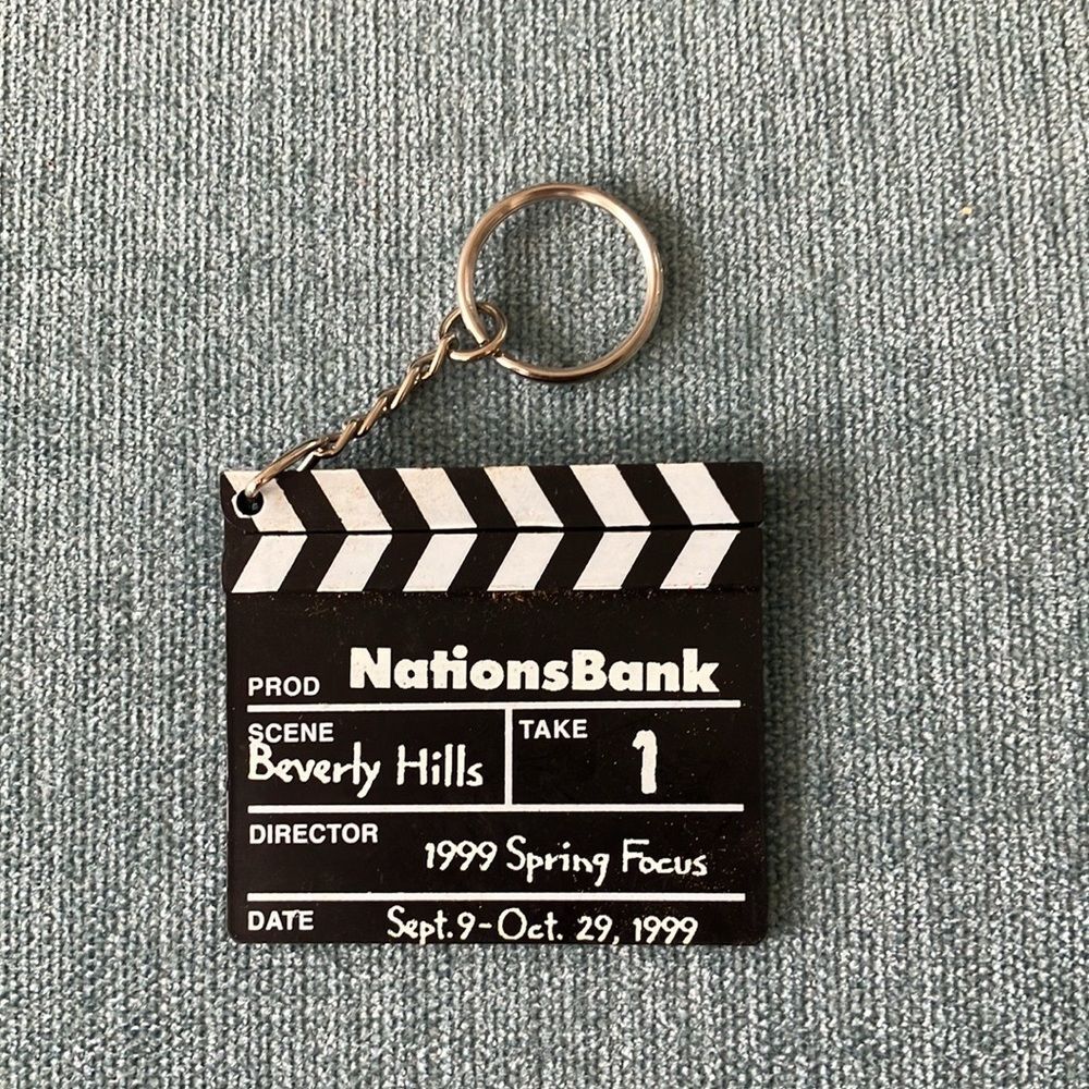 Movie Clapboard Keychain Key Chain